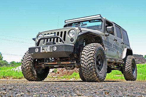 Rough Country | LED Light Bars | 20-Inch Cree LED Light Bar - Dual Row Chrome Series w/ Cool White DRL Rough Country | 70920D