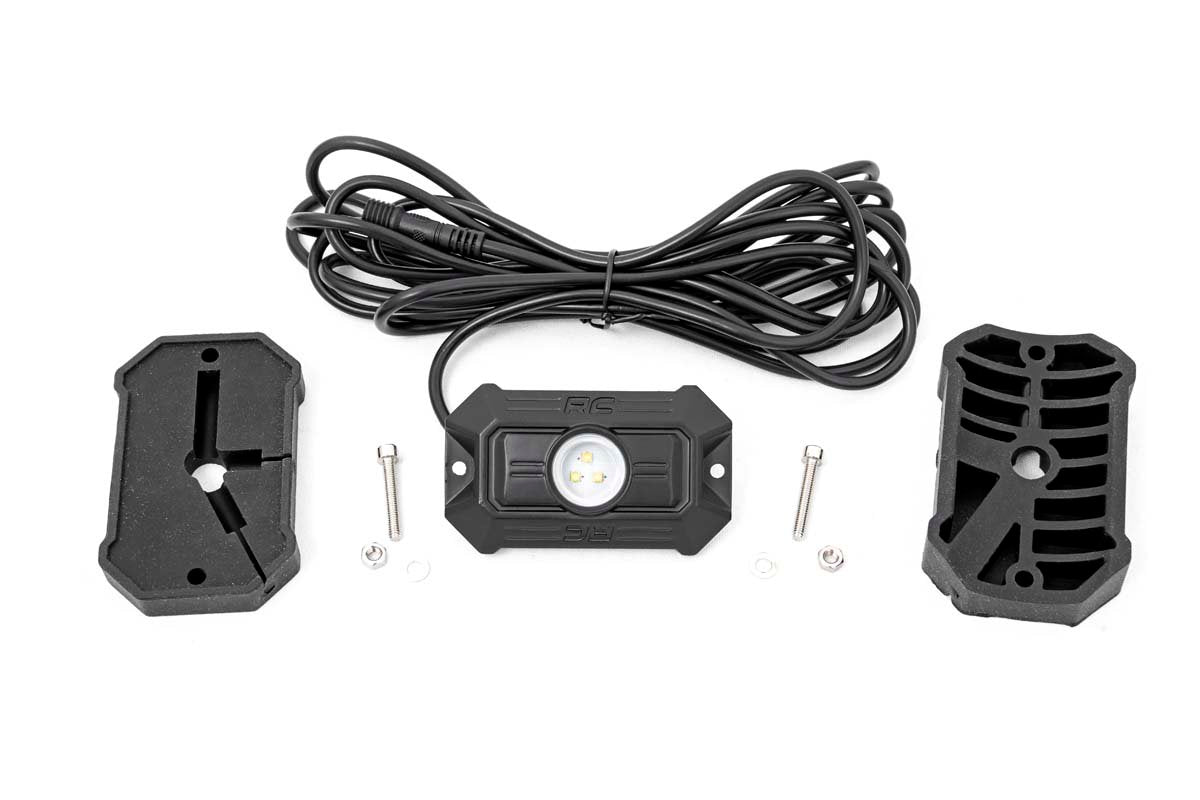 Rough Country | Rock Lights | Deluxe LED Rock Light Kit 4 Pods Rough Country | 70980