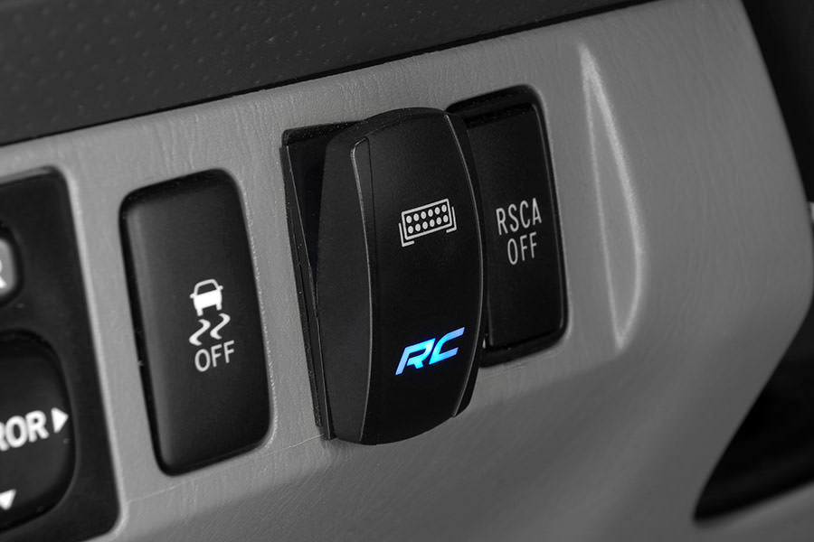 Rough Country | Rocker Switch | LED Backlit Rocker Switch RC Logo Blue Rough Country | 709SW