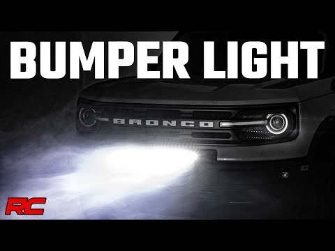 Rough Country | LED Light Kit | Ford 20.0 Inch LED Bumper Kit w/ Black Series White DRL LED 21-Up Ford Bronco Sport Rough Country | 71037
