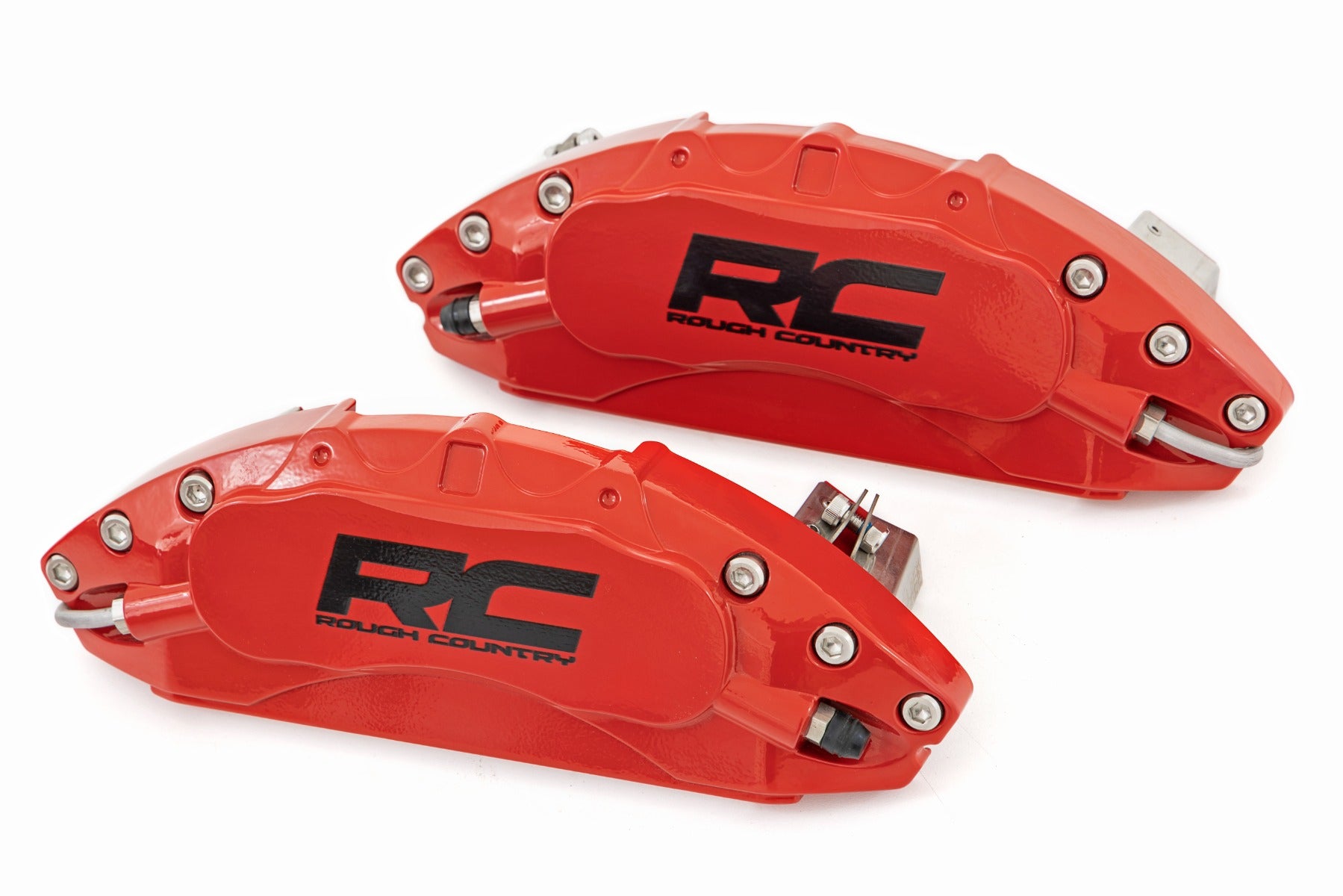 Rough Country | Brake Caliper | Caliper Cover Red 07-18 Jeep Wrangler JK Rough Country | 71140A