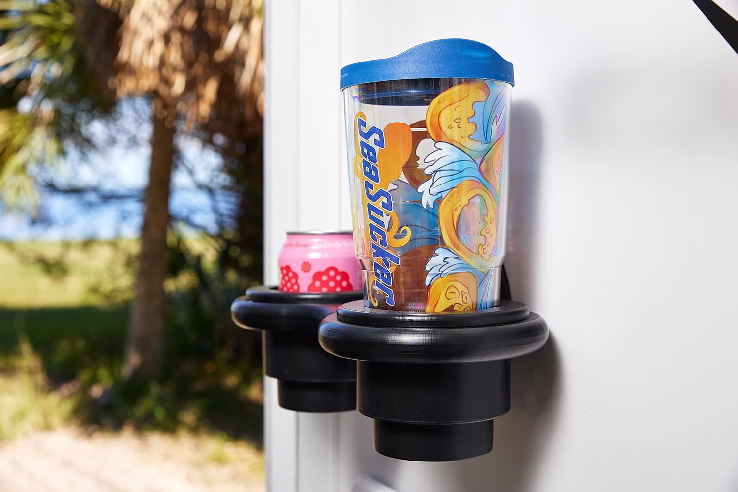 SeaSucker | Cup Holders | 2-Cup Holder - Horizontal
(White or Black) | MC5300