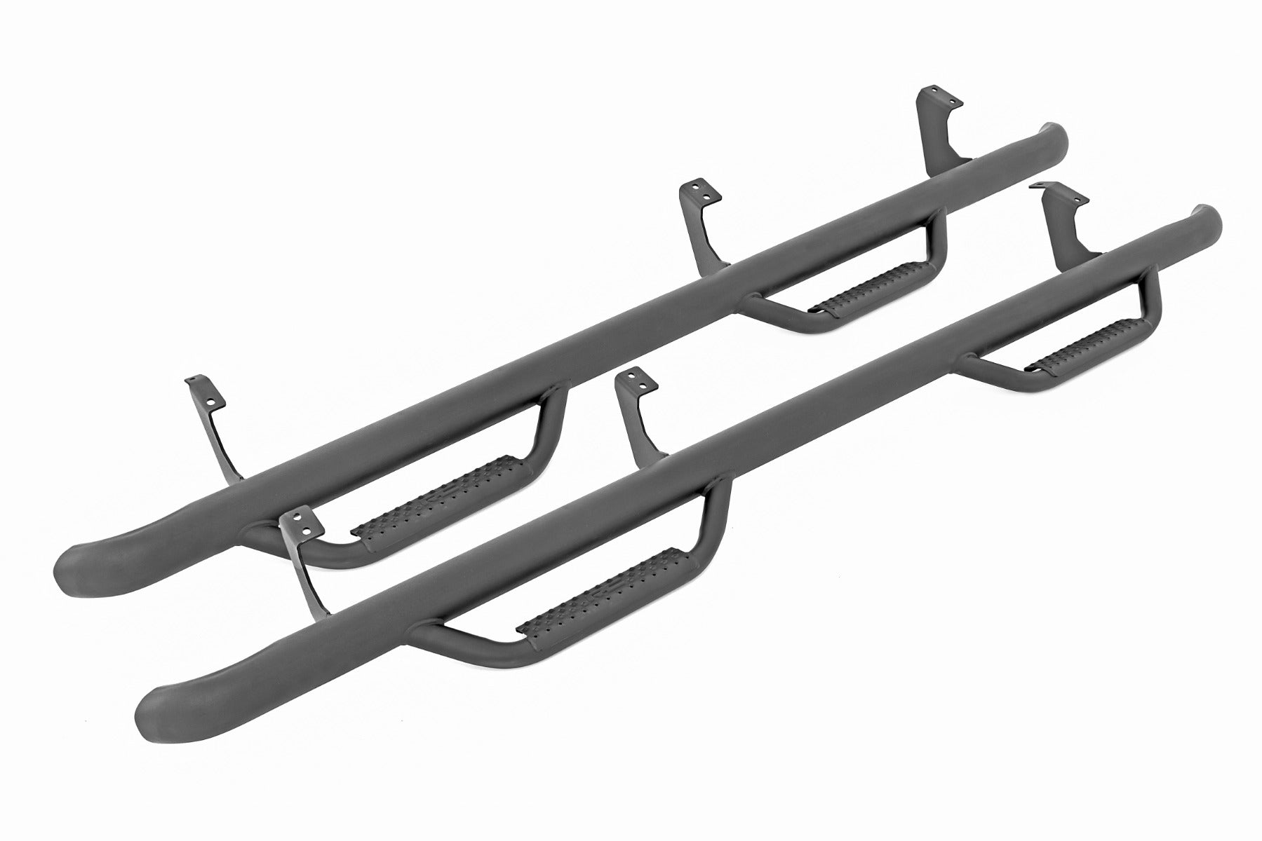 Rough Country | Nerf Bars|Side Steps / Running Boards|Exterior Parts & Car Care | Nerf Steps Cab Length Crew Max Toyota Tundra 2WD/4WD (22-23) Rough Country | 72002