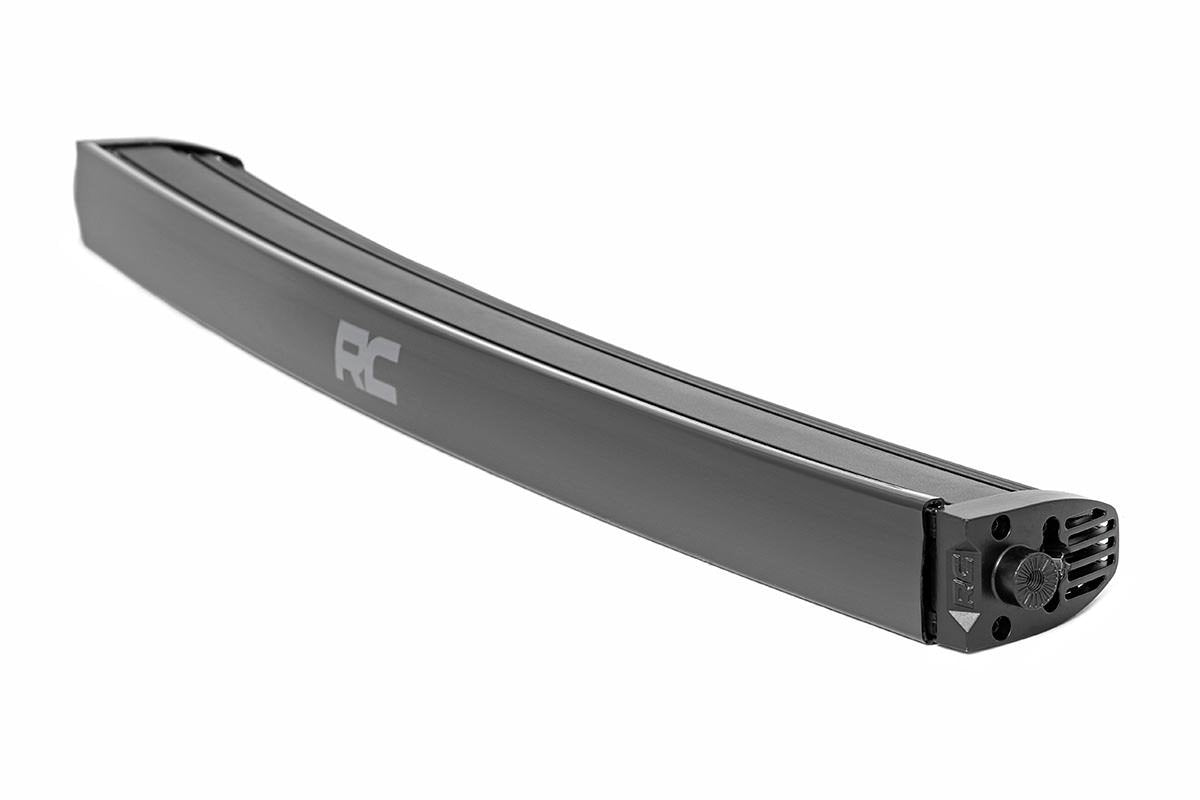 Rough Country | LED Light Bars | 30 Inch Curved CREE LED Light Bar Single Row Black Series w/Cool White DRL Rough Country | 72730BLDRL