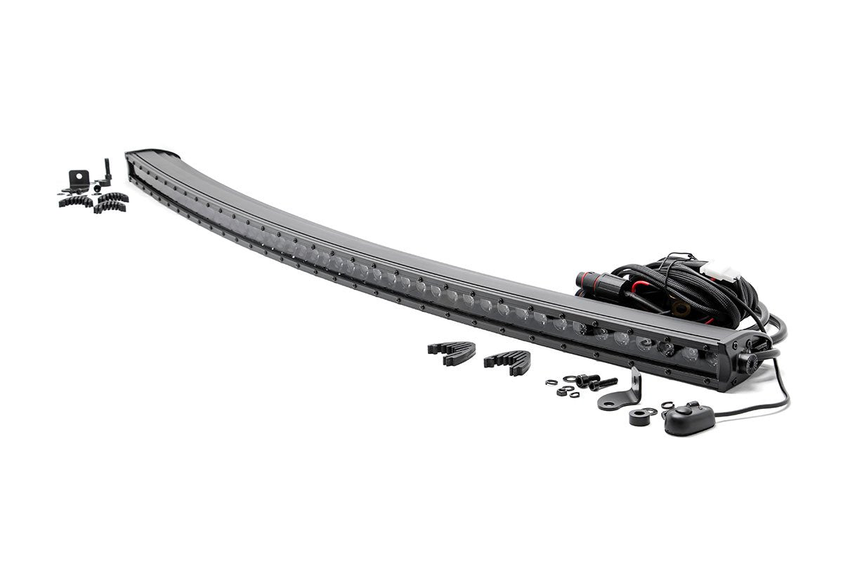 50 Inch CREE LED Light Bar Single Row Black Series Rough Country