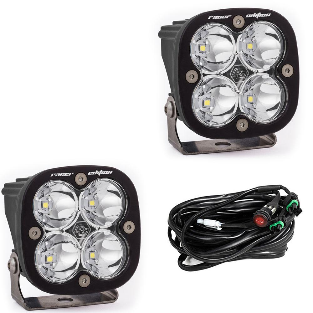 Baja Designs | LED Light Pods | LED Light Pods Clear Lens Spot Pair Squadron Racer Edition Baja Designs | 727801