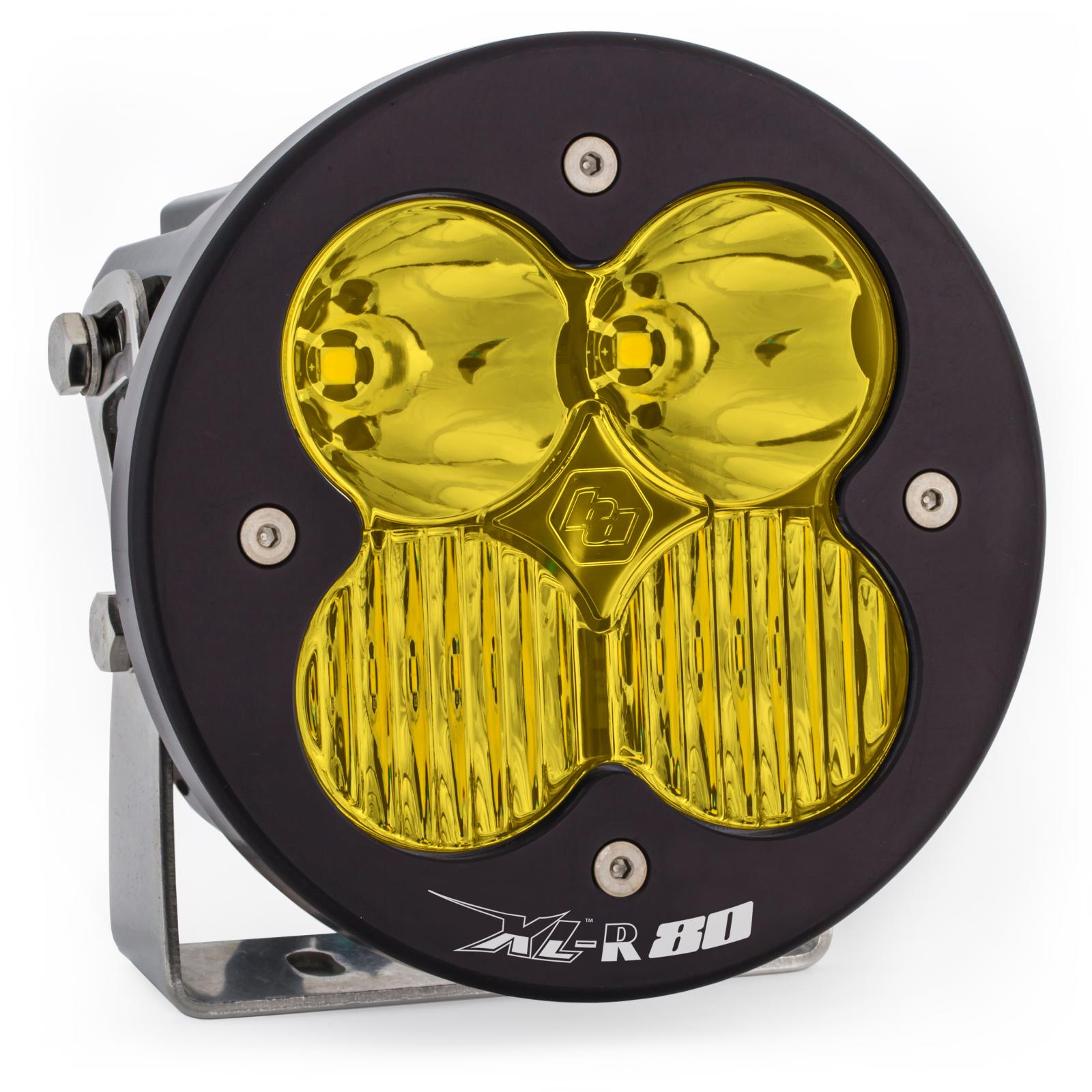 Baja Designs | LED Light Pods | LED Light Pods Baja Amber Lens Spot Each XL R 80 Driving/Combo Baja Designs | 760013