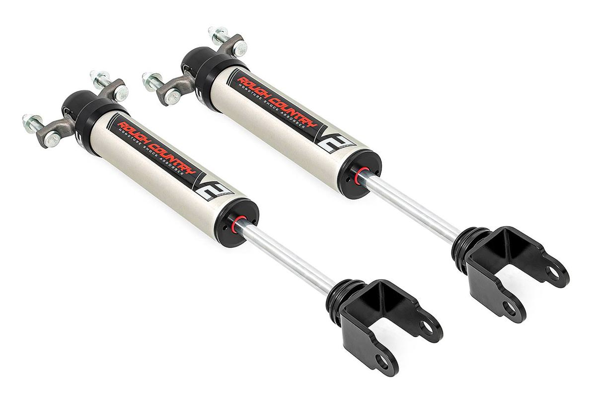 Rough Country | Shock Absorber | Silverado/Sierra 2500/3500 V2 Front Shocks Pair 0-3 Inch For 11-Pres Silverado/Sierra 2500/3500 HD Rough Country | 760795_A