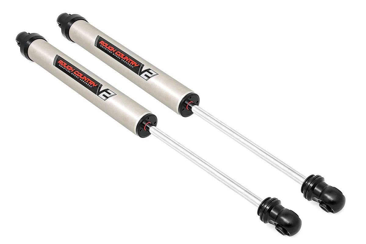 Jeep Wrangler Jl 18-20 V2 Front Monotube Shock Absorbers Pair Rough Country