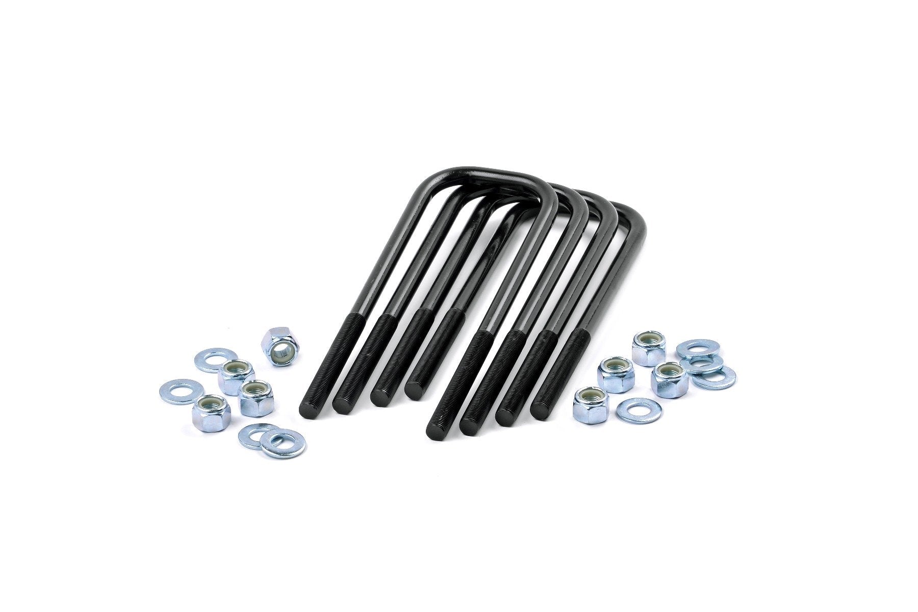 9/16 Inch Large Radius U Bolts E Coated Black Corrosion Resistant Set of 4 Rough Country