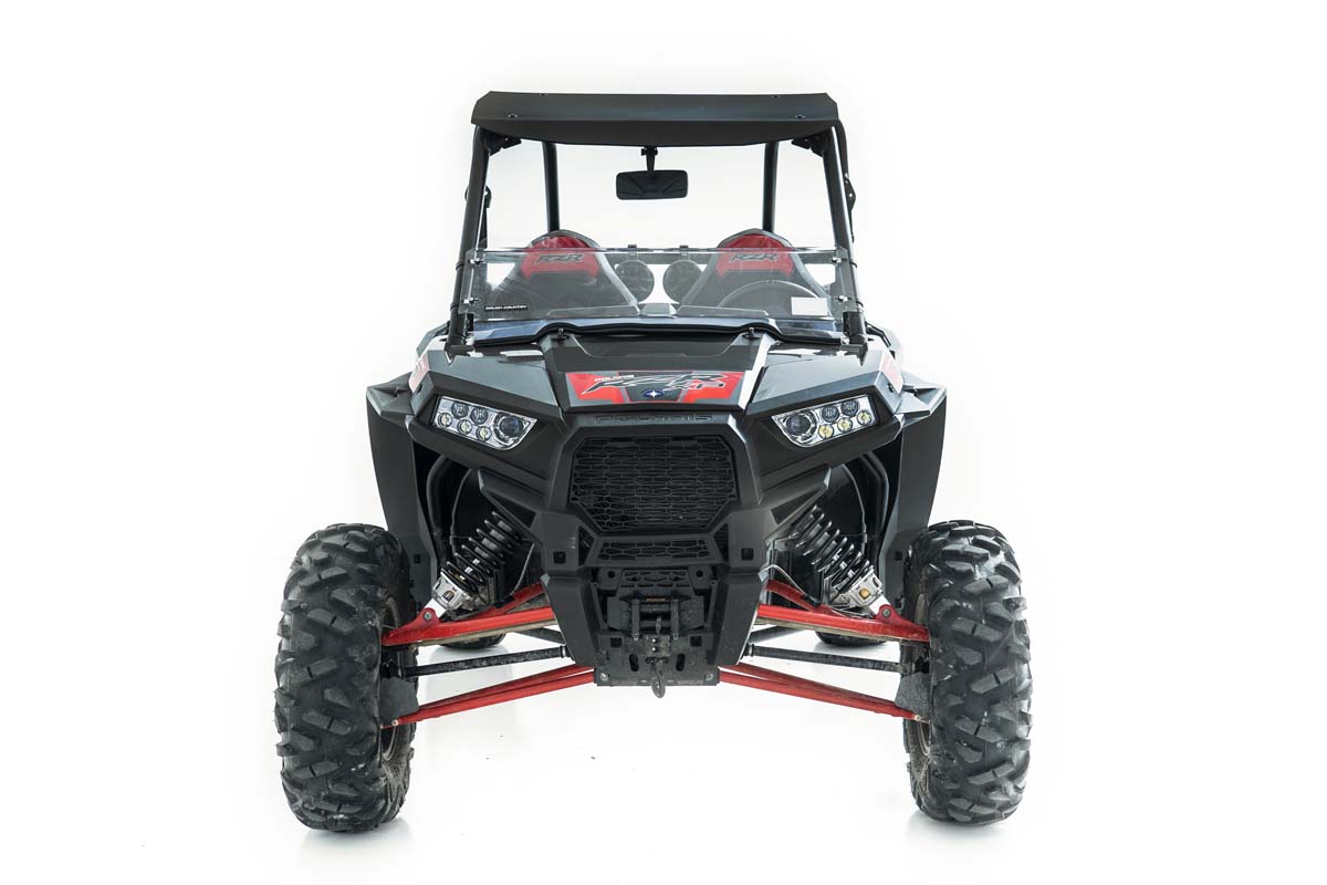 Rough Country | Windshield|Body & Frame|Exterior Parts & Car Care | Polaris Half Windshield For 15-Pres RZR 900/1000S/14-18 RZR 900/1000XP Rough Country | 78314202