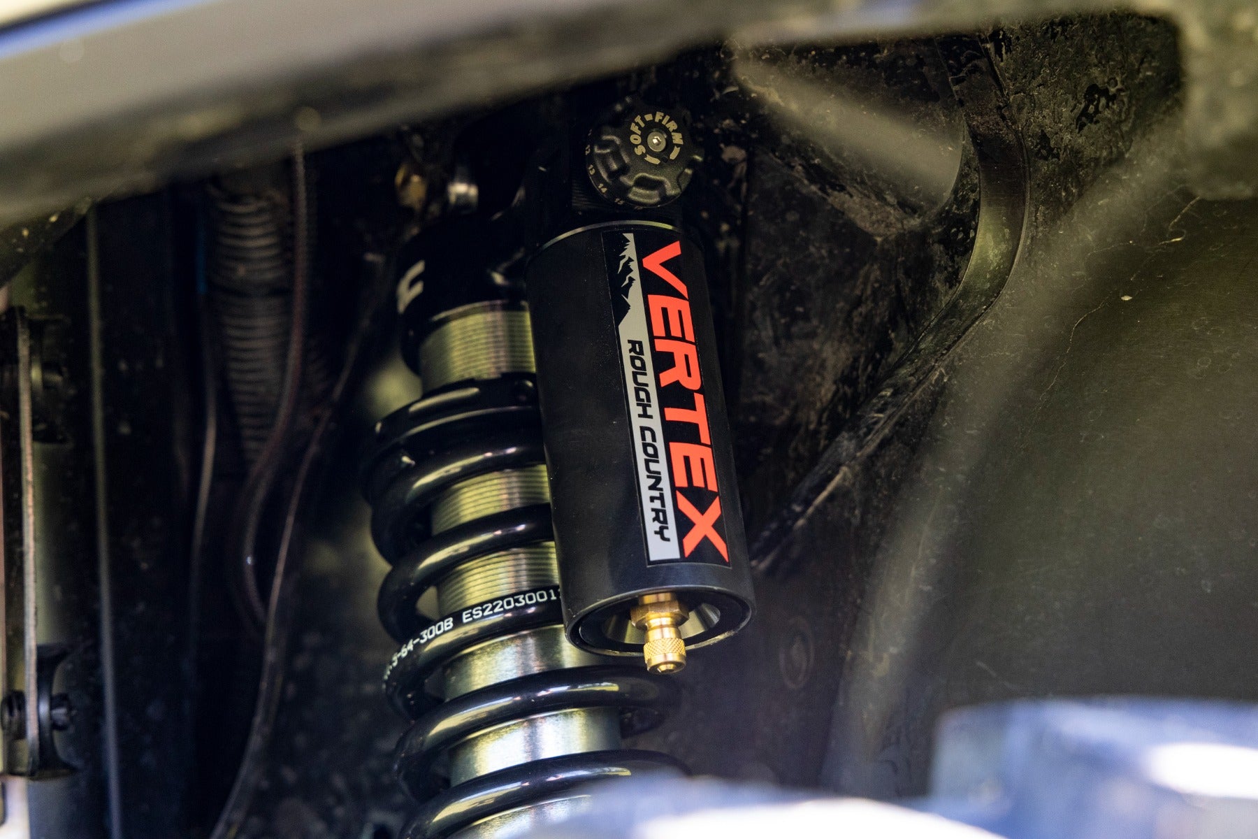 Rough Country | Coil Over Shock Absorber | Vertex Rear Coil Over Shocks  0-2 Inch Can-Am Defender HD 5/HD 8/HD 9 Rough Country | 789004