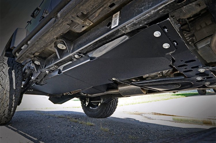 Rough Country | Gas Tank Skid Plate | Jeep Gas Tank Skid Plate 07-18 Wrangler JK 2 Door Rough Country | 794
