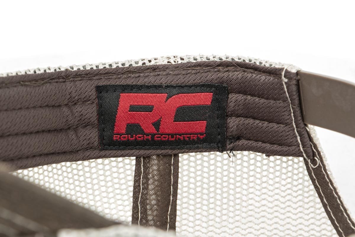 Rough Country | Hats and Beanies | Rough Country Mesh Hat Tan Rough Country | 84122