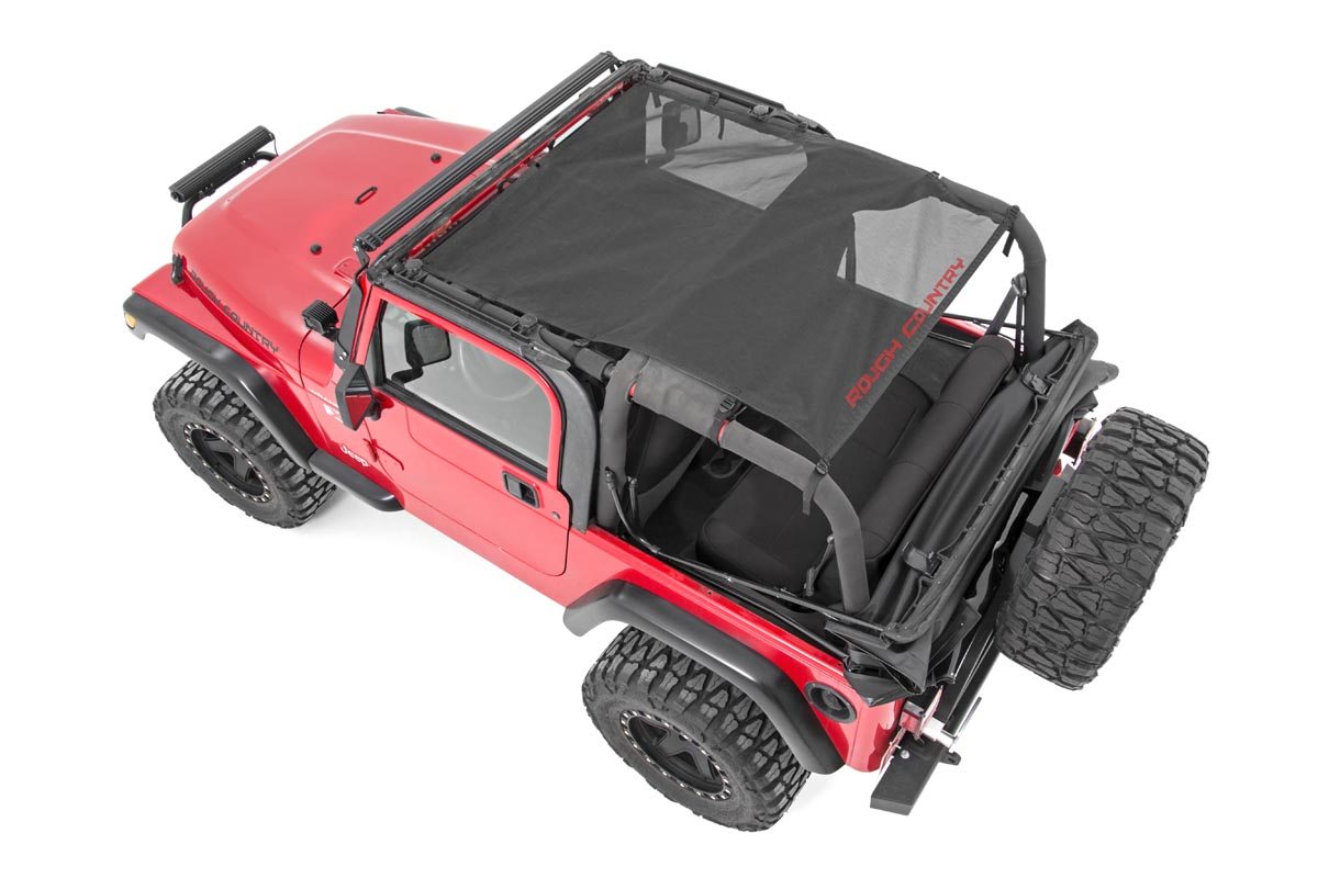 Jeep Wrangler TJ/YJ Mesh Bikini Top Plus 92-06 Rough Country