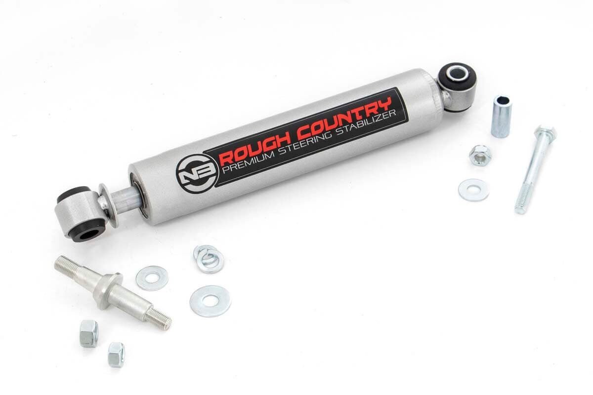 Rough Country | Steering Stabilizer | Jeep Steering Stabilizer TJ, YJ, WJ, ZJ, XJ Rough Country | 8731730