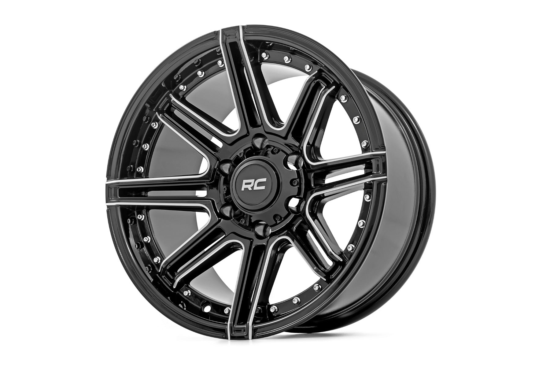 Rough Country | Wheels | 88 Series Wheel One-Piece Gloss Black 22x10 8x170 -19mm Rough Country | 88221011