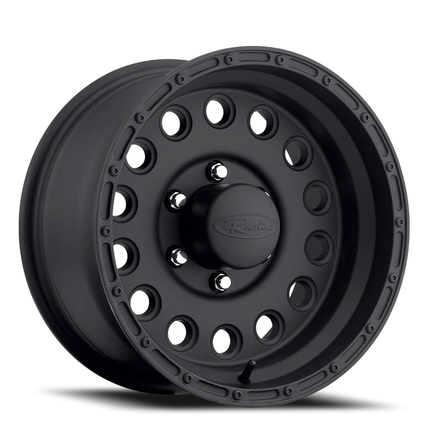 RACELINE | Aluminum Wheels | Aluminum Wheels 17x9 Rockcrusher 887B Satin Black 0 Offset 5 on 139.7 Bolt Pattern 107.95 Bore Raceline | 887B-79055