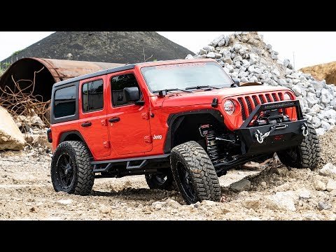 Rough Country | Side Steps | Jeep Contoured Drop Steps 18-20 Wrangler JL 2 Door Rough Country | 90761
