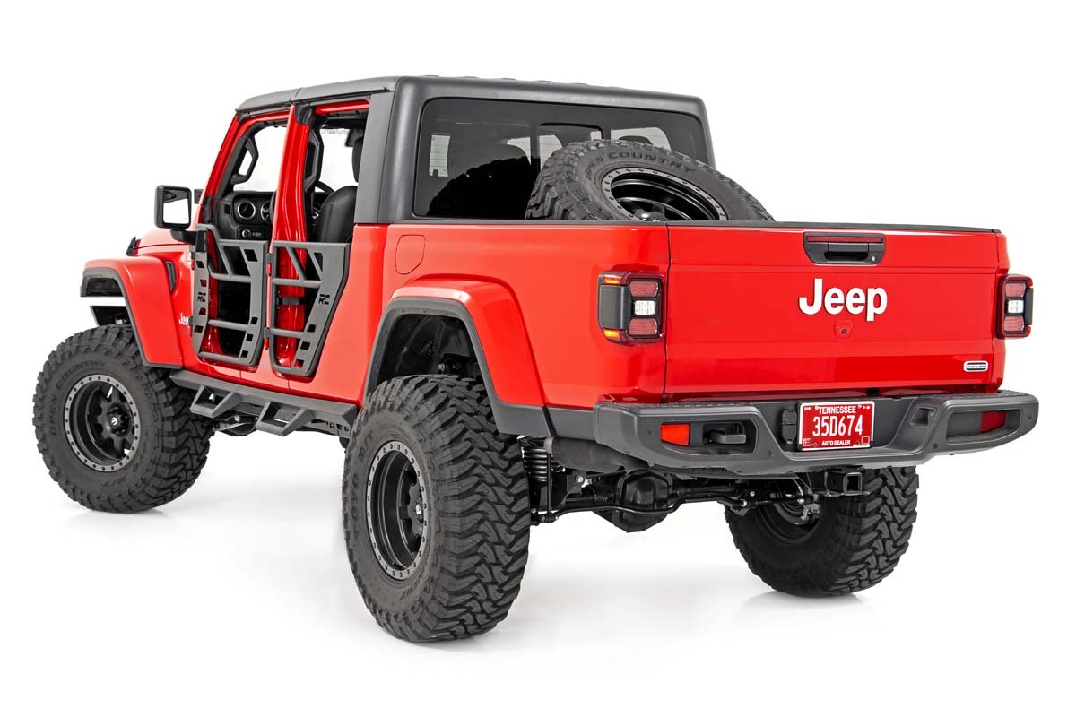 Rough Country | Side Steps | Jeep Contoured Drop Steps 20-UP Gladiator JT Rough Country | 90762