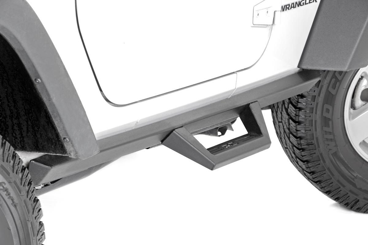 Jeep Contoured Drop Steps 07-18 Wrangler JK Rough Country