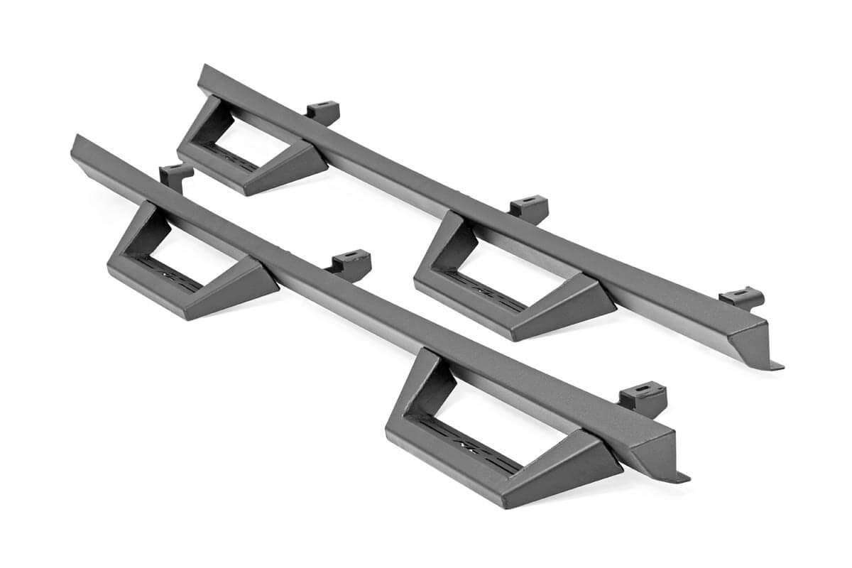 Rough Country | Side Steps | Jeep Contoured Drop Steps 07-18 Wrangler JK Unlimited 4 Door Rough Country | 90765B