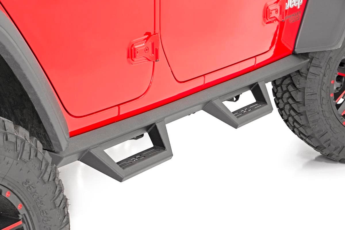 Jeep Contoured Drop Steps 18-20 Wrangler JL Rough Country