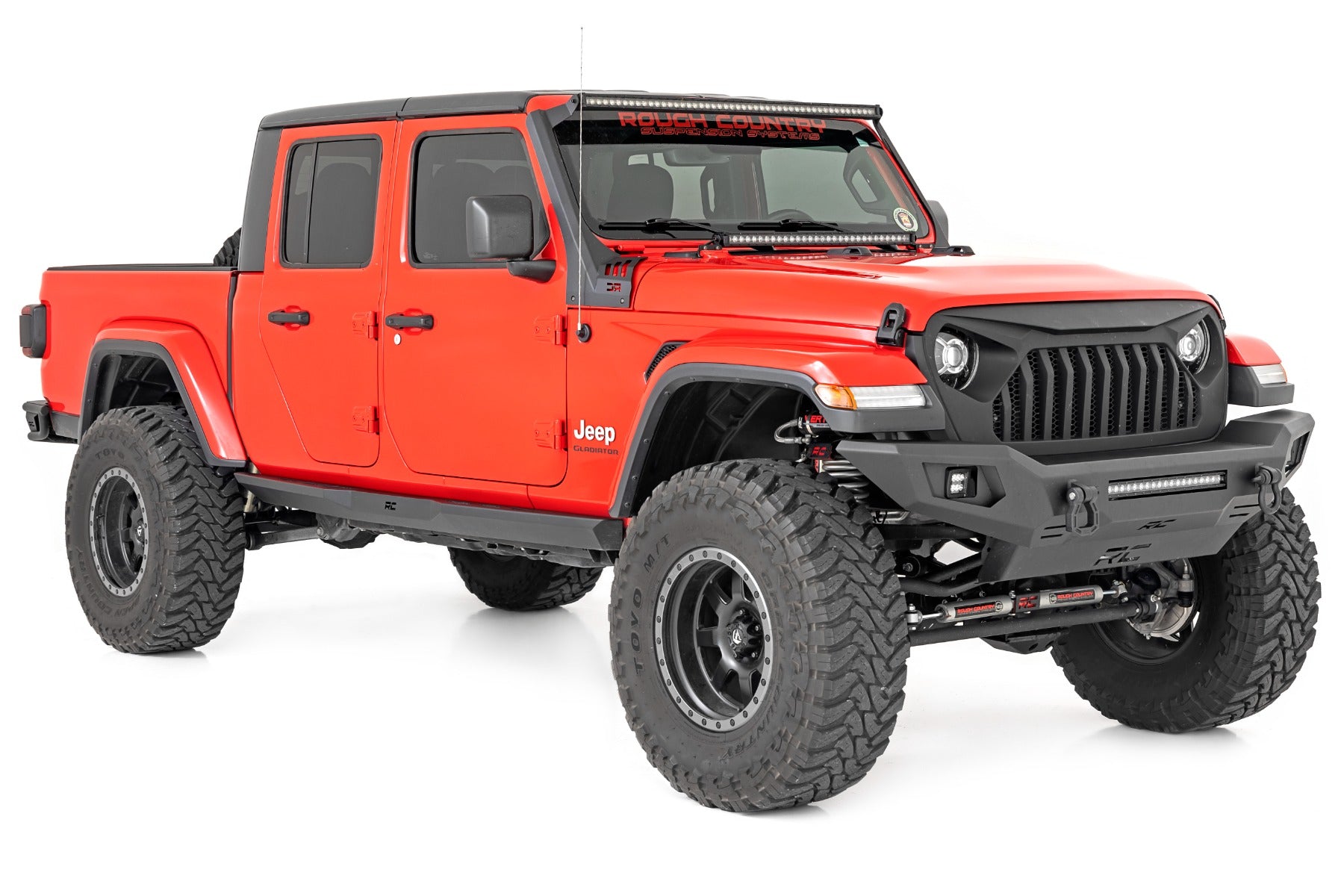 Rough Country | Rock Sliders | Rock Sliders Heavy Duty l 20-Up Jeep Gladiator JT 4WD Rough Country | 90802