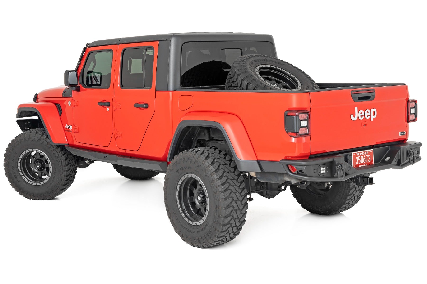 Rough Country | Rock Sliders | Rock Sliders Heavy Duty l 20-Up Jeep Gladiator JT 4WD Rough Country | 90802