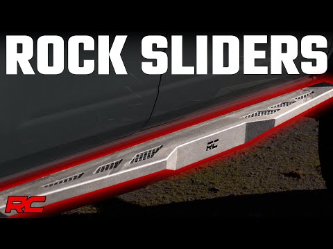 Rough Country | Rock Sliders | Rock Sliders Heavy Duty 4-Door Ford Bronco 4WD 21-UP Rough Country | 90803