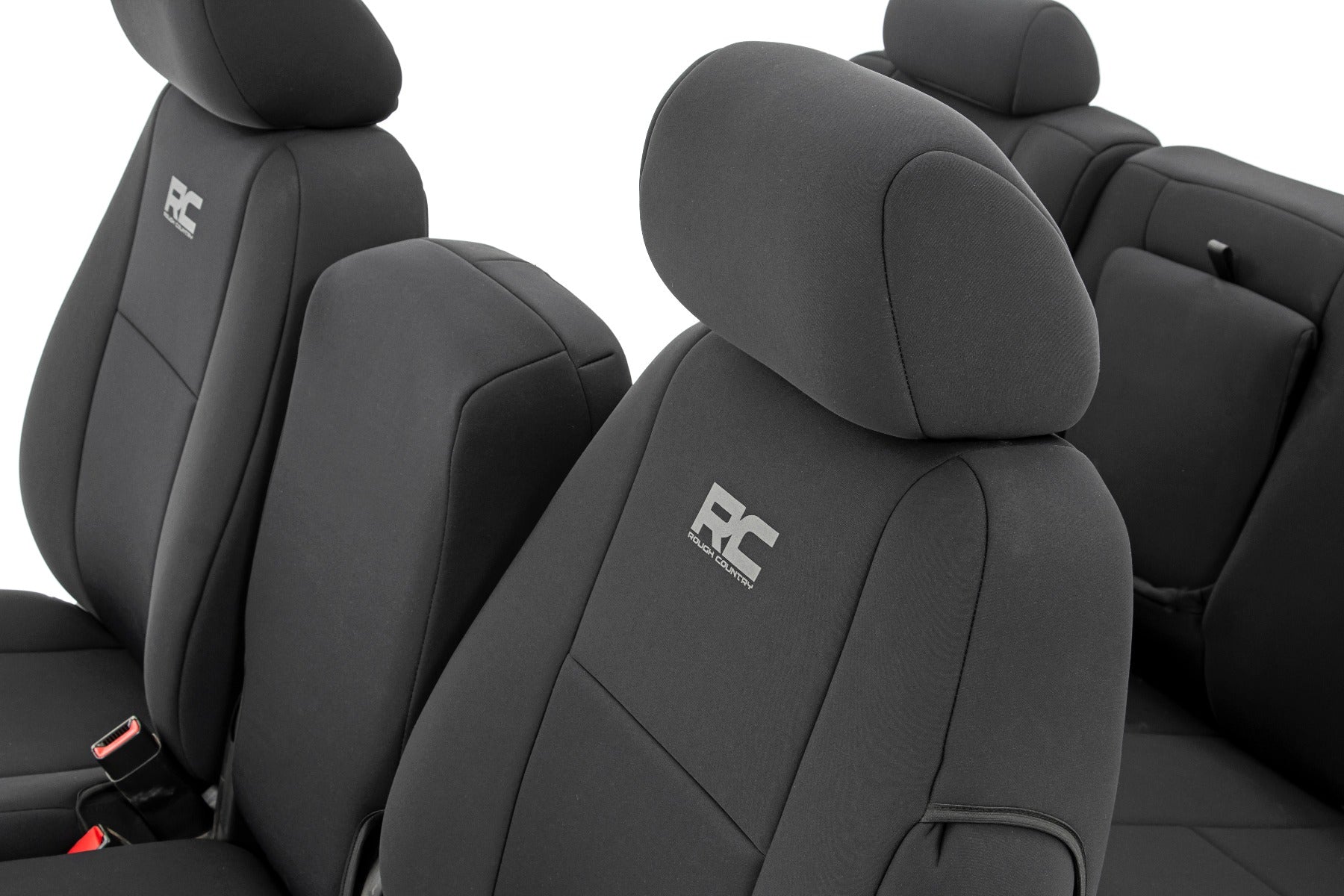 Rough Country | Seat Cover | GM Neoprene Front Seat Covers Black (07-13 1500/11-13 2500) Rough Country | 91032