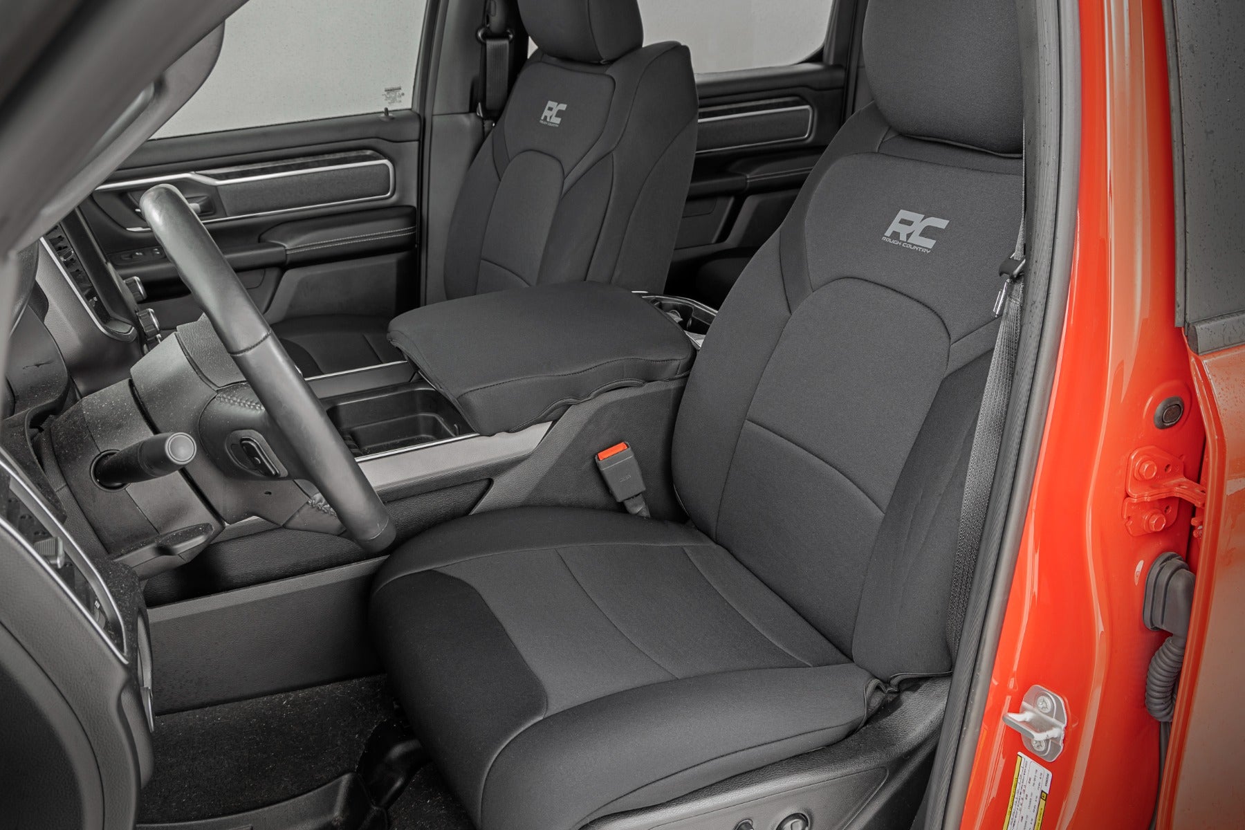 Rough Country | Seat Cover | Seat Covers Bucket Seats Front and Rear 19-22 Ram 1500 2WD/4WD Rough Country | 91041