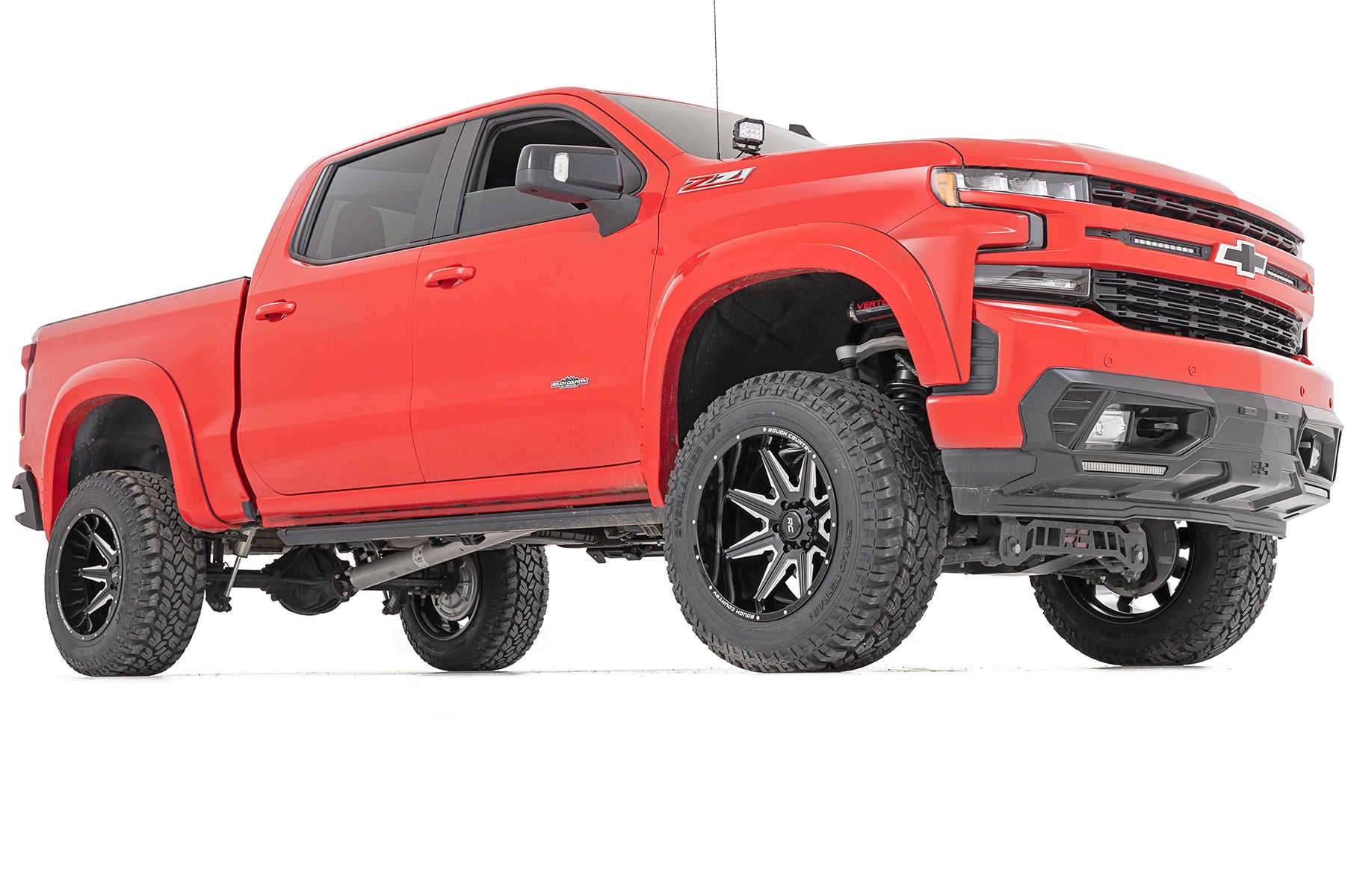 Rough Country | Wheels | 91 Series Milled One-Piece Gloss Black 20x12 8x170 -44mm Rough Country | 91201211M