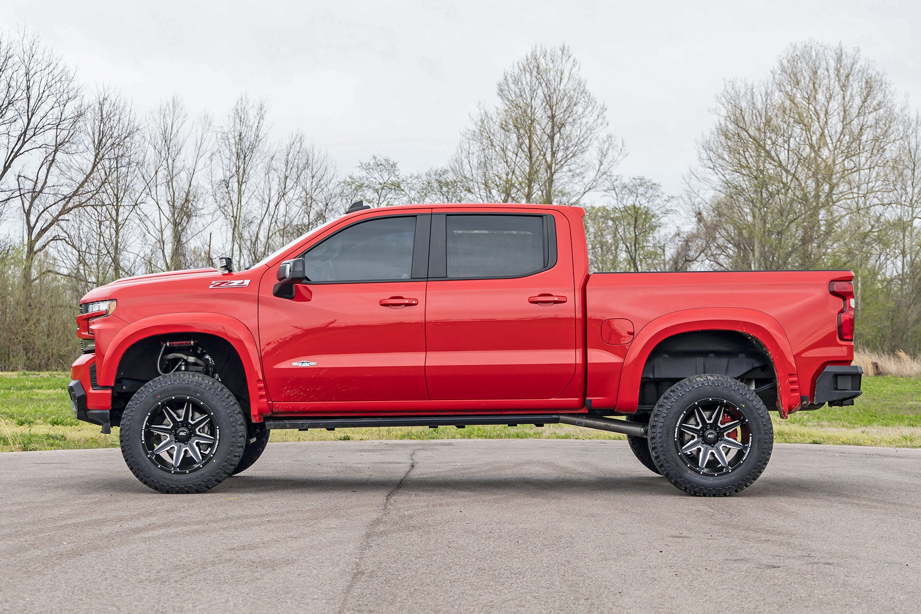 Rough Country | Wheels | 91 Series Milled One-Piece Gloss Black 20x12 8x170 -44mm Rough Country | 91201211M