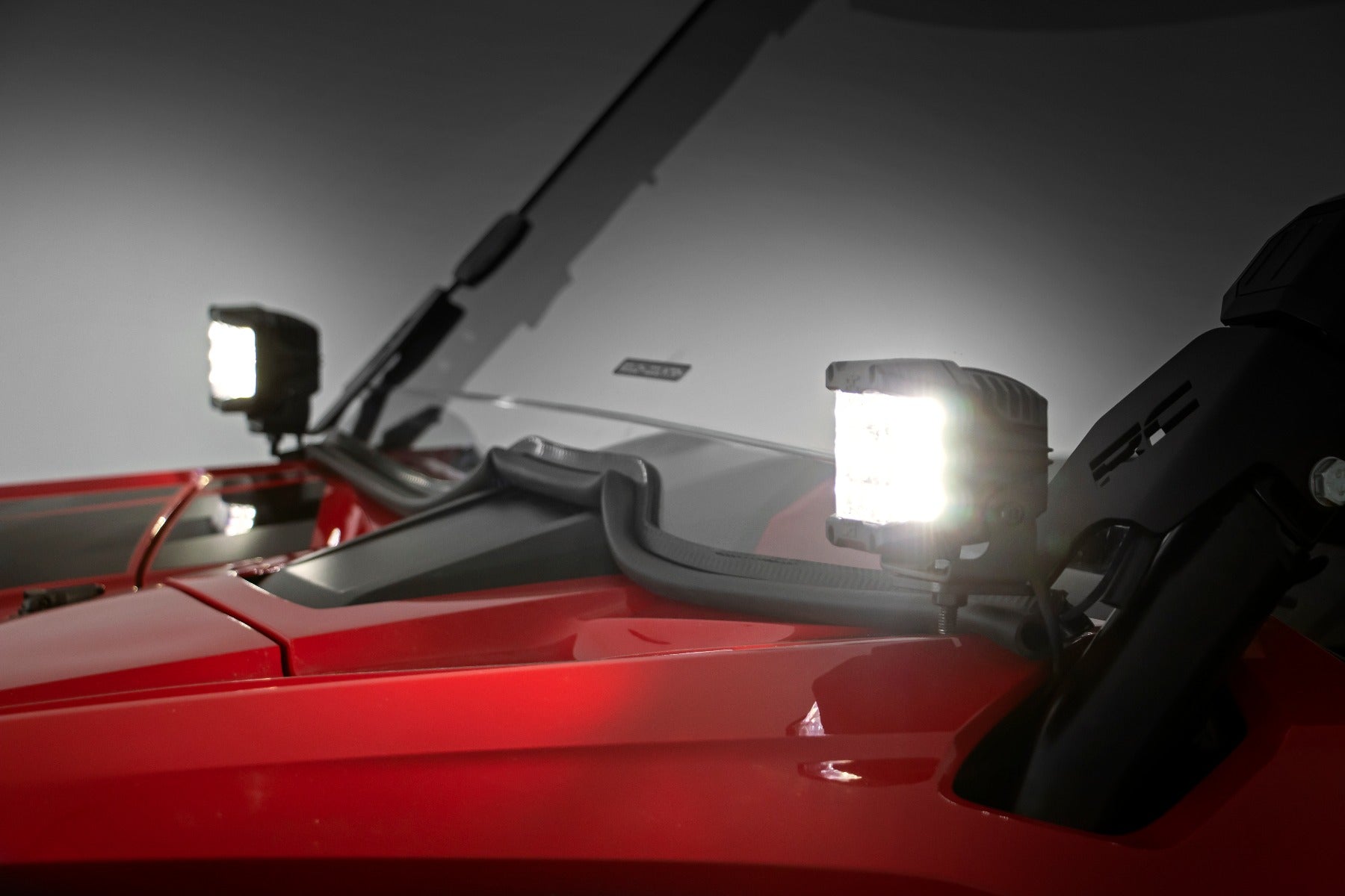 Rough Country | LED Light Kit | Honda Dual LED Cube Kit (19-20 Talon 3 Inch Wide Angle) Rough Country | 92035