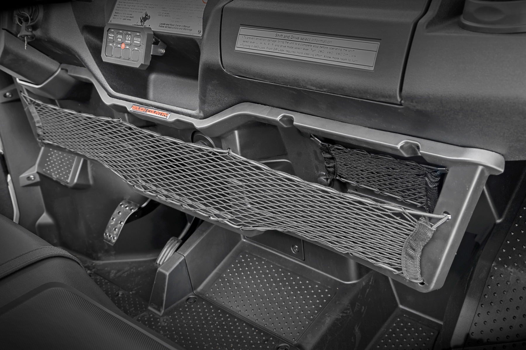 Rough Country | Storage Box Tray | Storage Tray Under Dash 16-22 Honda Pioneer 1000 4WD Rough Country | 92049