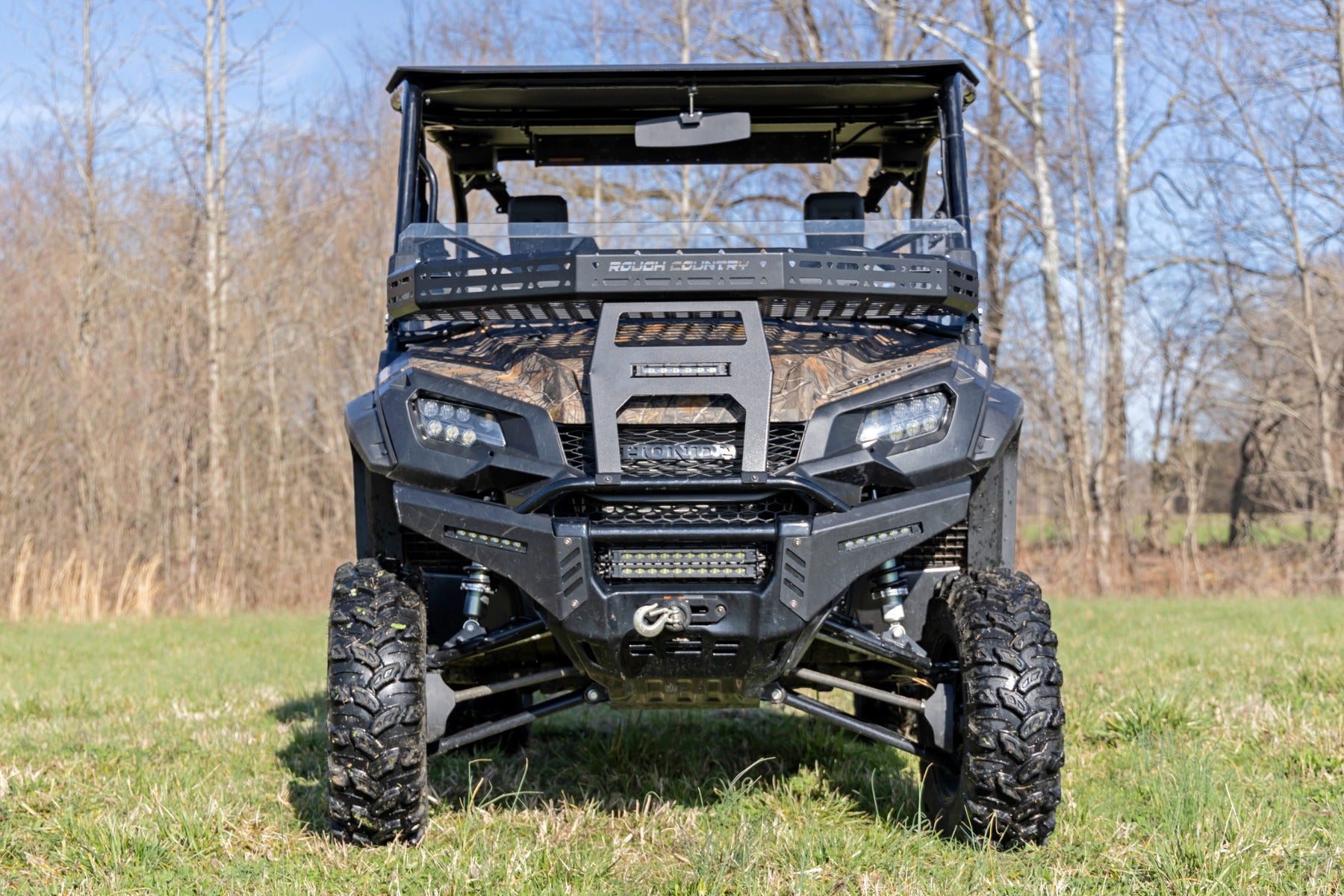 Rough Country | Winch Mount Plate | Winch Mount Honda Pioneer 1000/Pioneer 1000-5 4WD (16-22) Rough Country | 92055