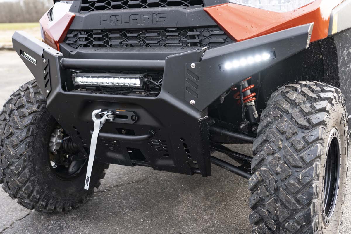 Rough Country | Winch Mount Plate | Polaris Winch Mounting Plate 17-20 Ranger 1000XP Rough Country | 93036