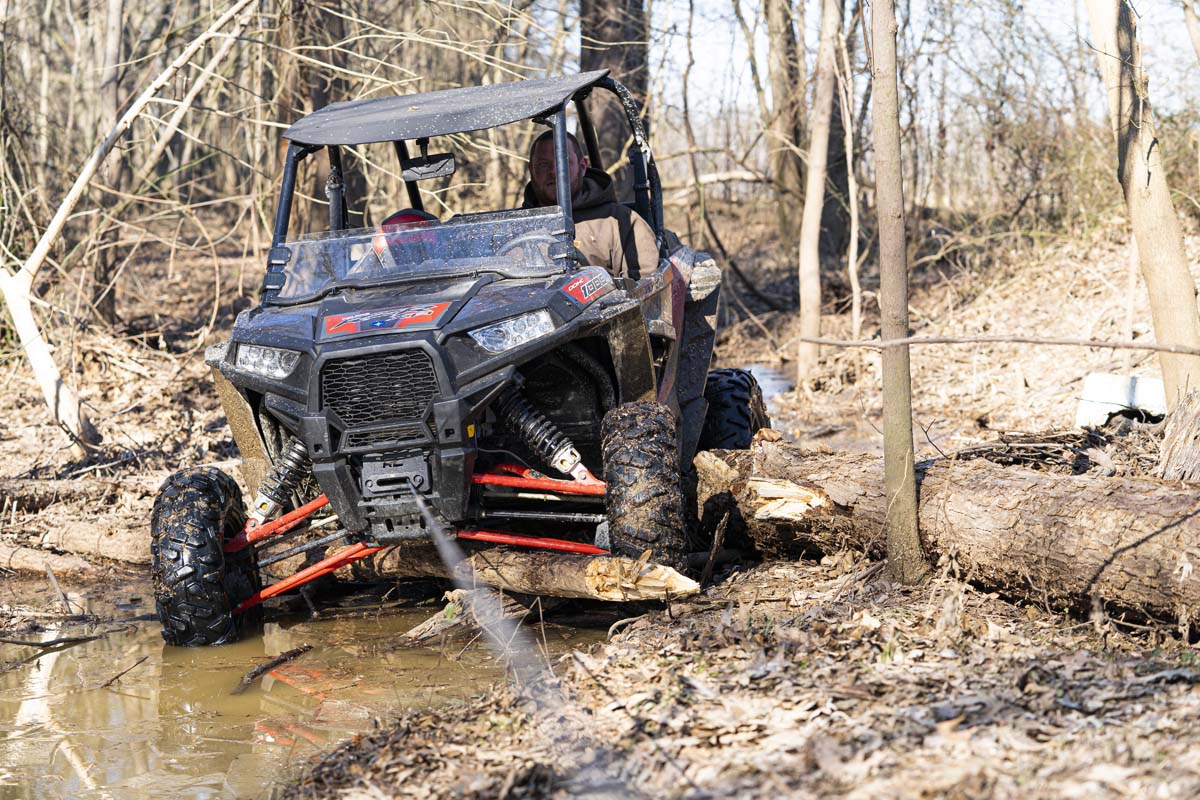 Rough Country | Winch Mount Plate | Polaris Winch Mounting Plate 14-20 RZR 1000 Rough Country | 93042