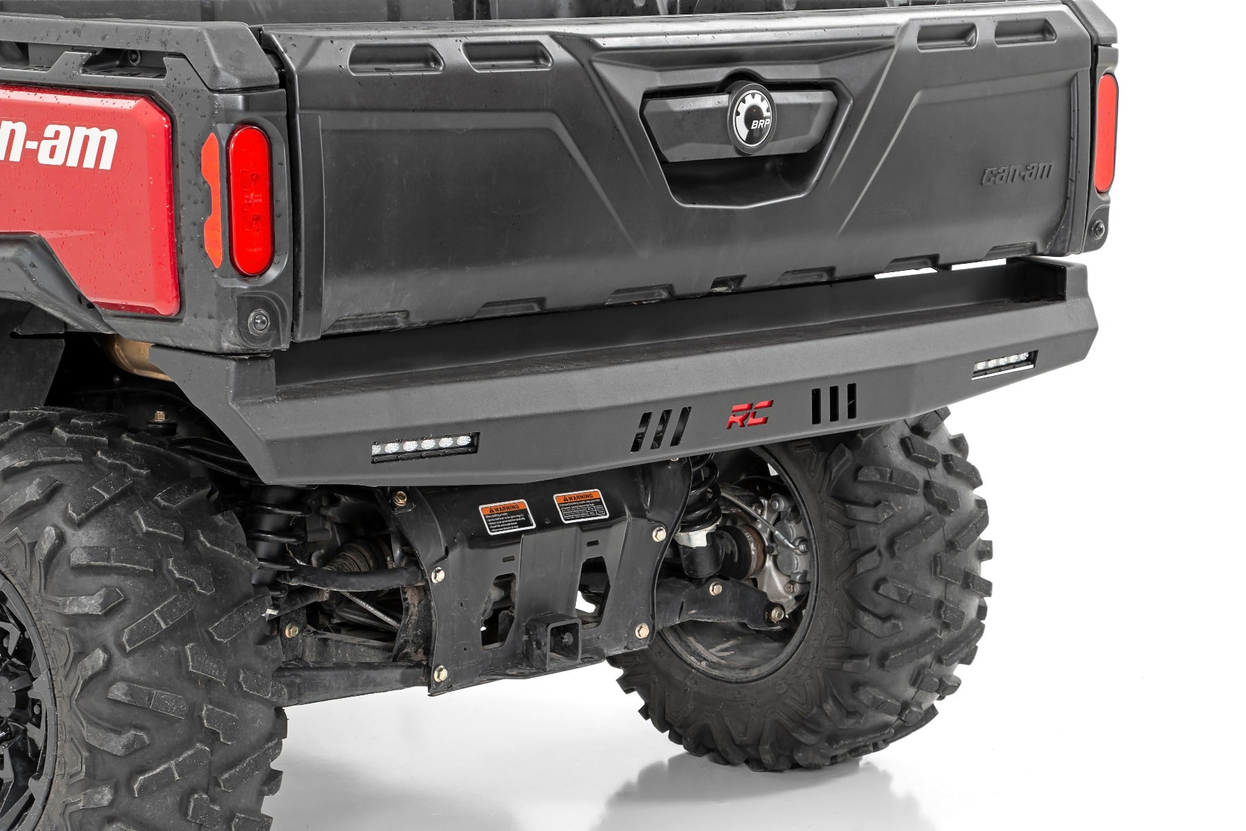 Rough Country | Rear Bumpers | Can-Am/Polaris Rear Bumper For 16-21 Defender and 18-21 Ranger Rough Country | 93045