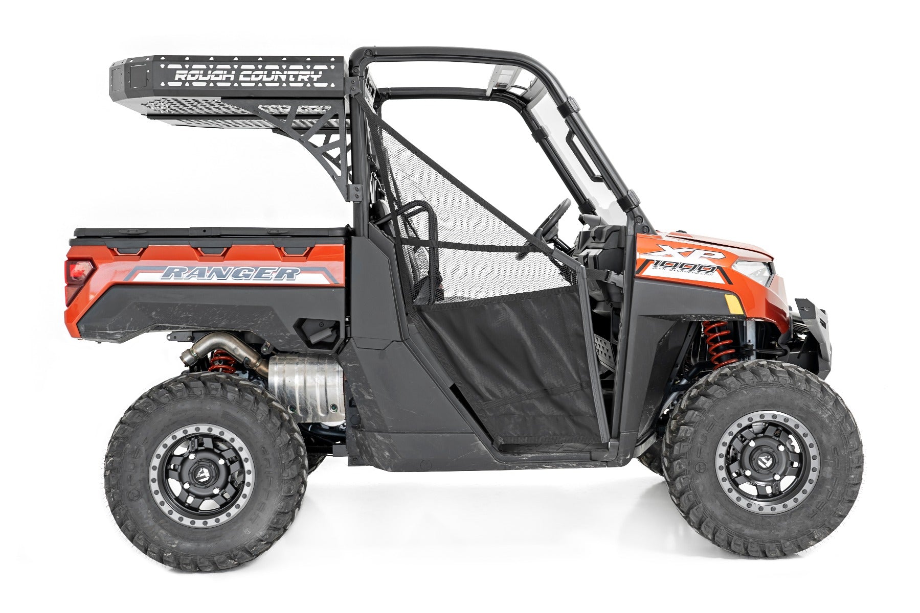 Rough Country | Cargo Rack | Polaris Rear Cargo Rack w/ Cube Lights (19-20 Ranger 1000XP) | 93057