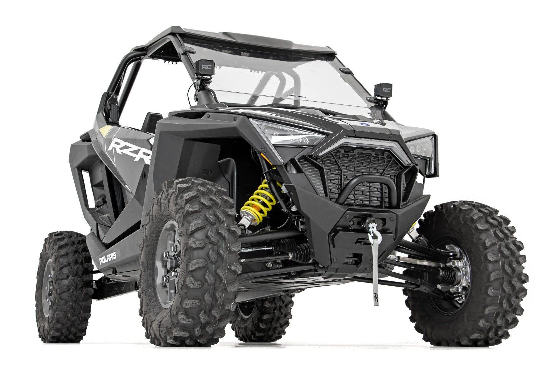 Rough Country | LED Light Pods | Polaris Dual LED Cube Kit w/Black Series Flood LED's 20-21 Polaris RZR PRO XP Rough Country | 93077