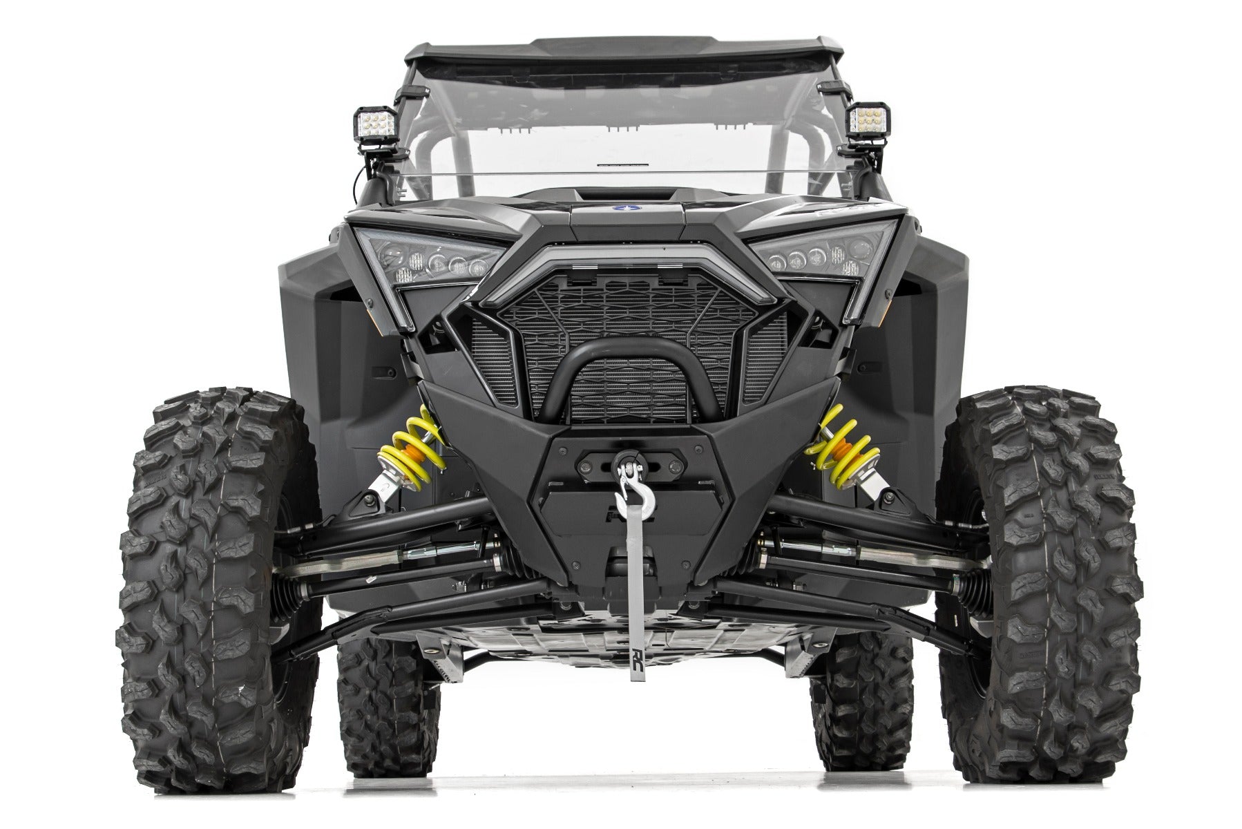Rough Country | LED Light Pods | Polaris Dual LED Cube Kit w/ Black Series White DRL 20-21 Polaris RZR PRO XP Rough Country | 93080
