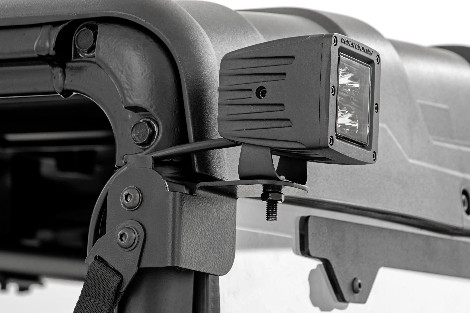 Rough Country | LED Light Kit | Polaris Rear Facing 2-Inch Flood Black Series LED Kit 19-21 Polaris Ranger Rough Country | 93083