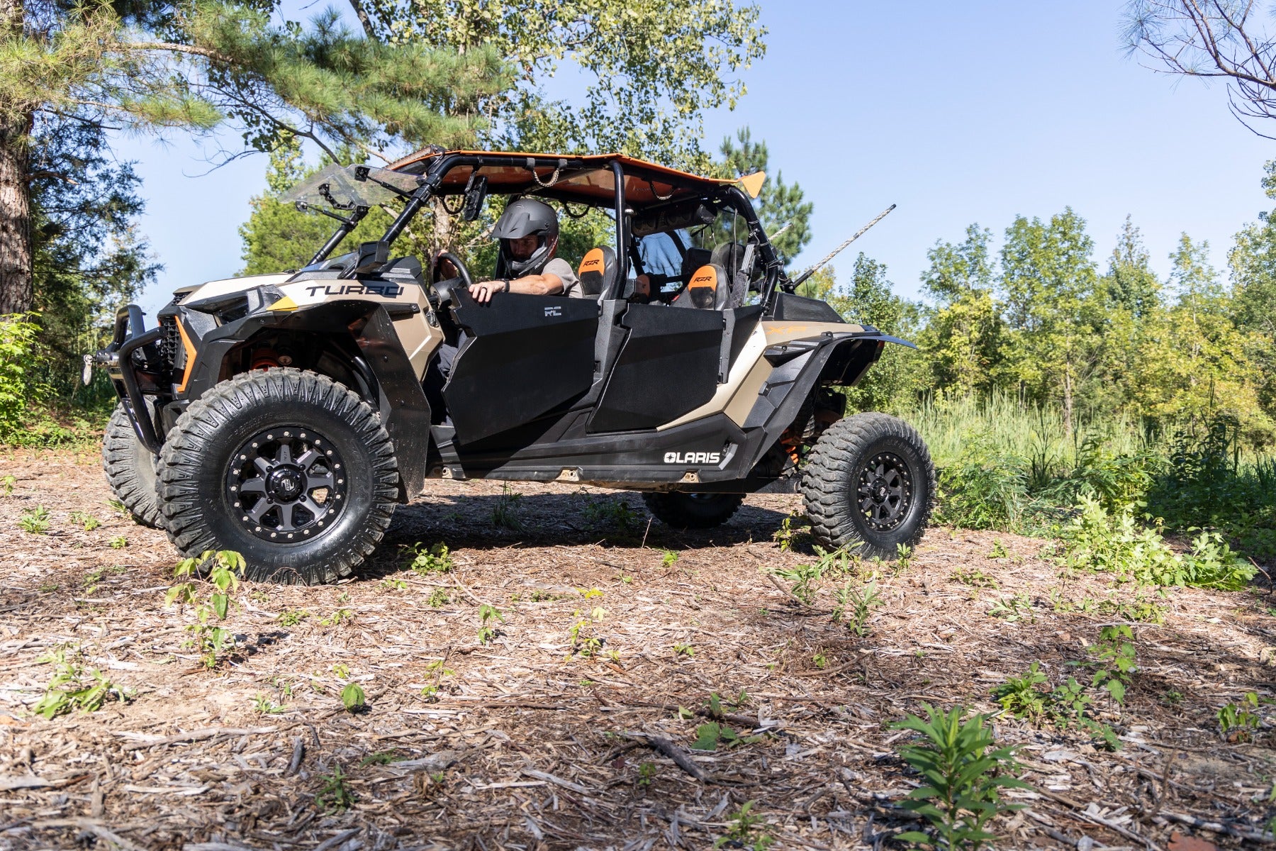 Rough Country | Doors | Aluminum Lower Half Doors Front Polaris RZR XP 1000 (14-21) Rough Country | 93120