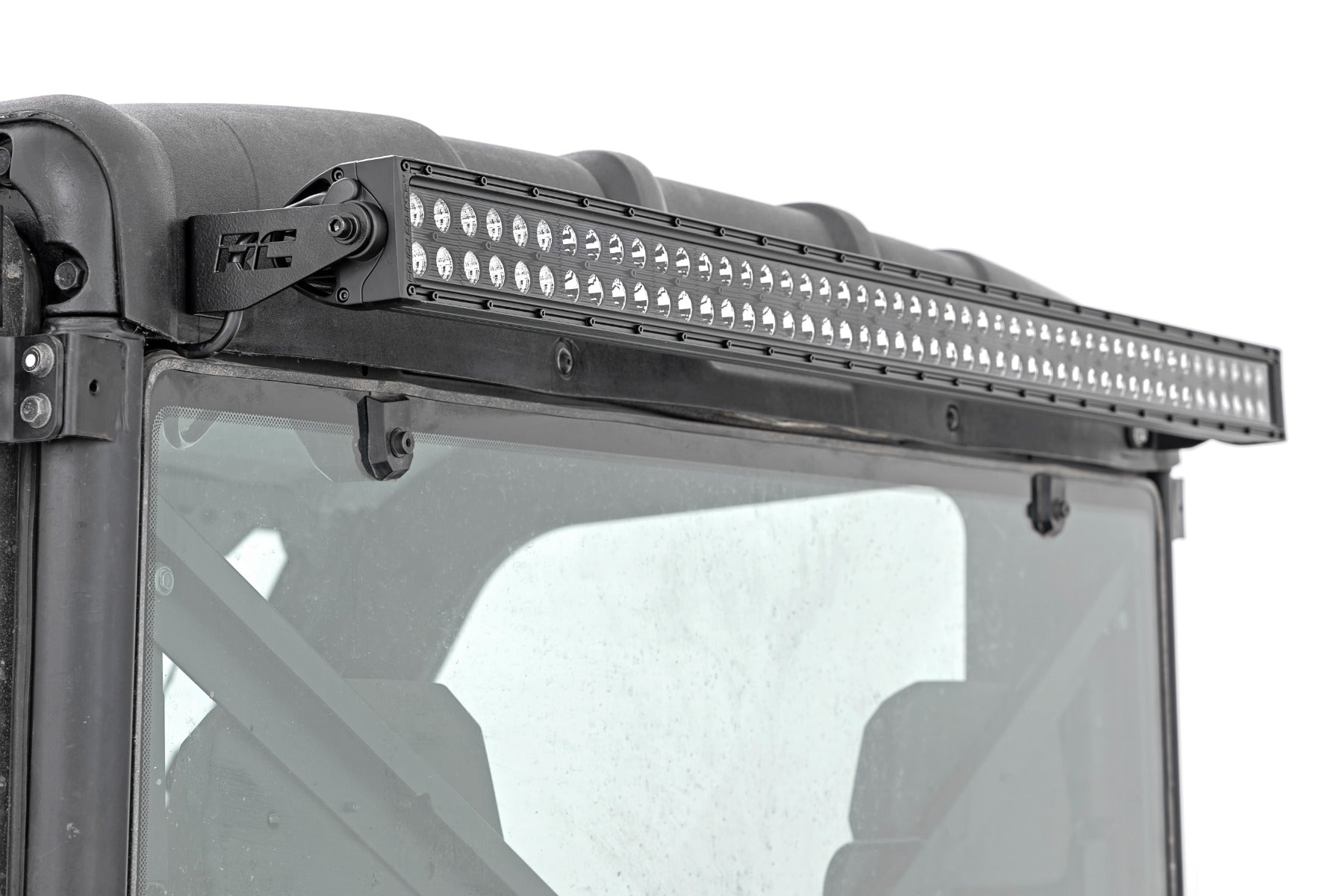 Rough Country | LED Light Bars | LED Light Rear Mount 50 Inch Dual Row Black Pair 14-22 Polaris Ranger 1000XP Rough Country | 93124