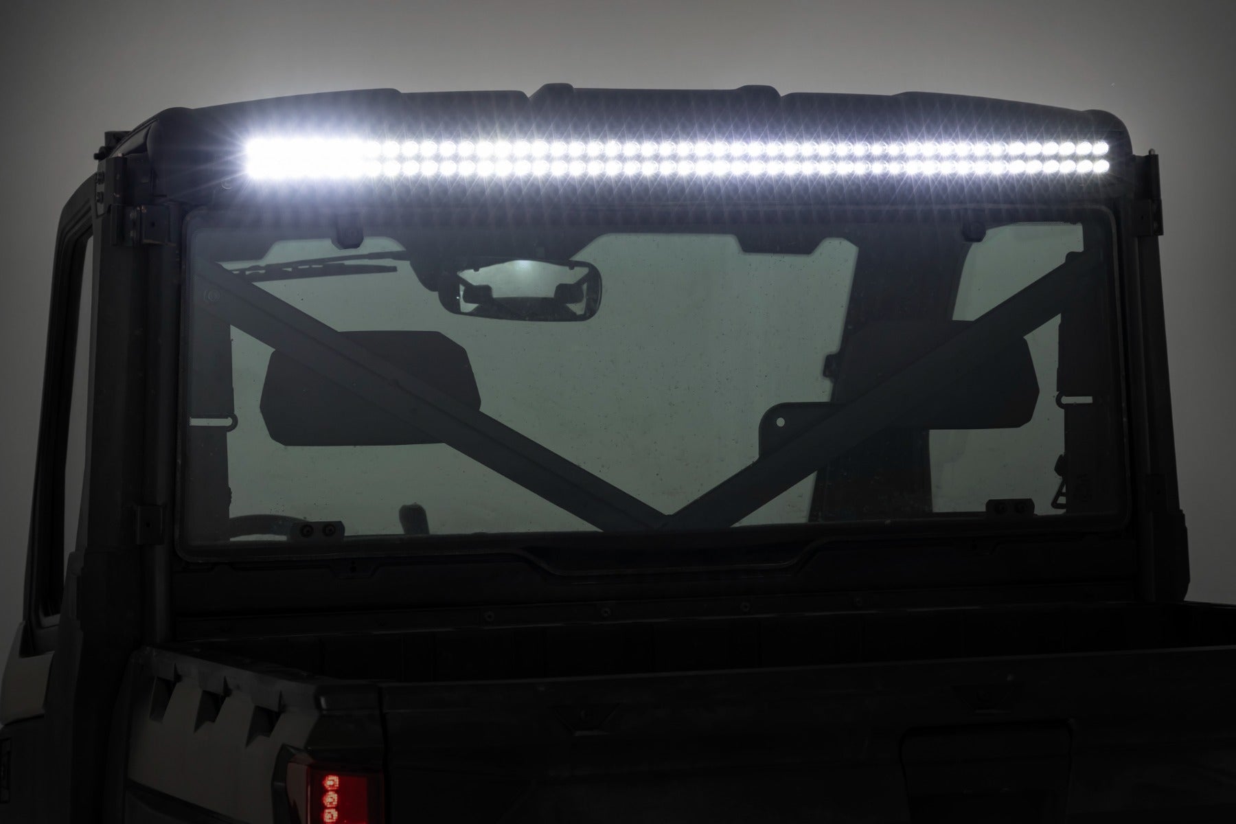 Rough Country | LED Light Bars | LED Light Rear Mount 50 Inch Single Row Black Pair 14-22 Polaris Ranger 1000XP Rough Country | 93125