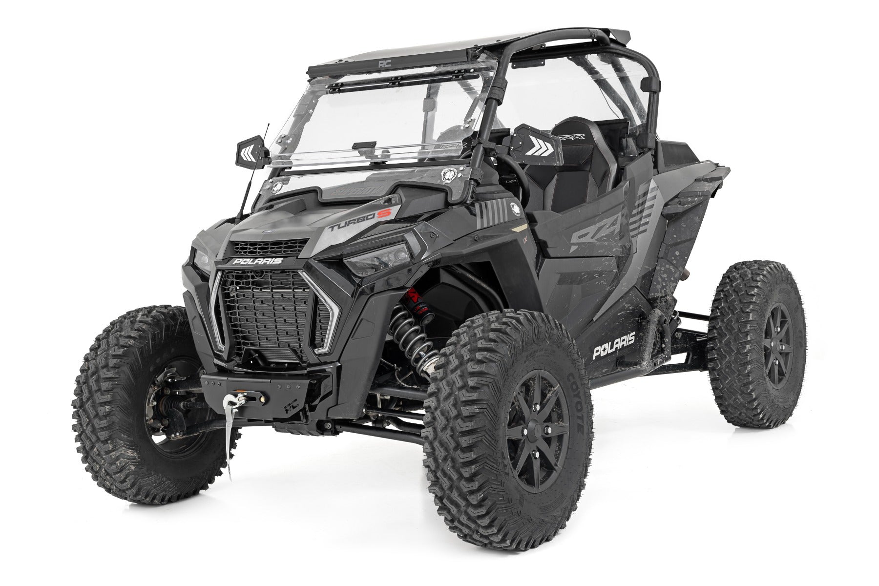 Rough Country | Winch Mounting Kits | Winch Mount RS4500S Polaris RZR Turbo S 4WD (18-21) Rough Country | 93156
