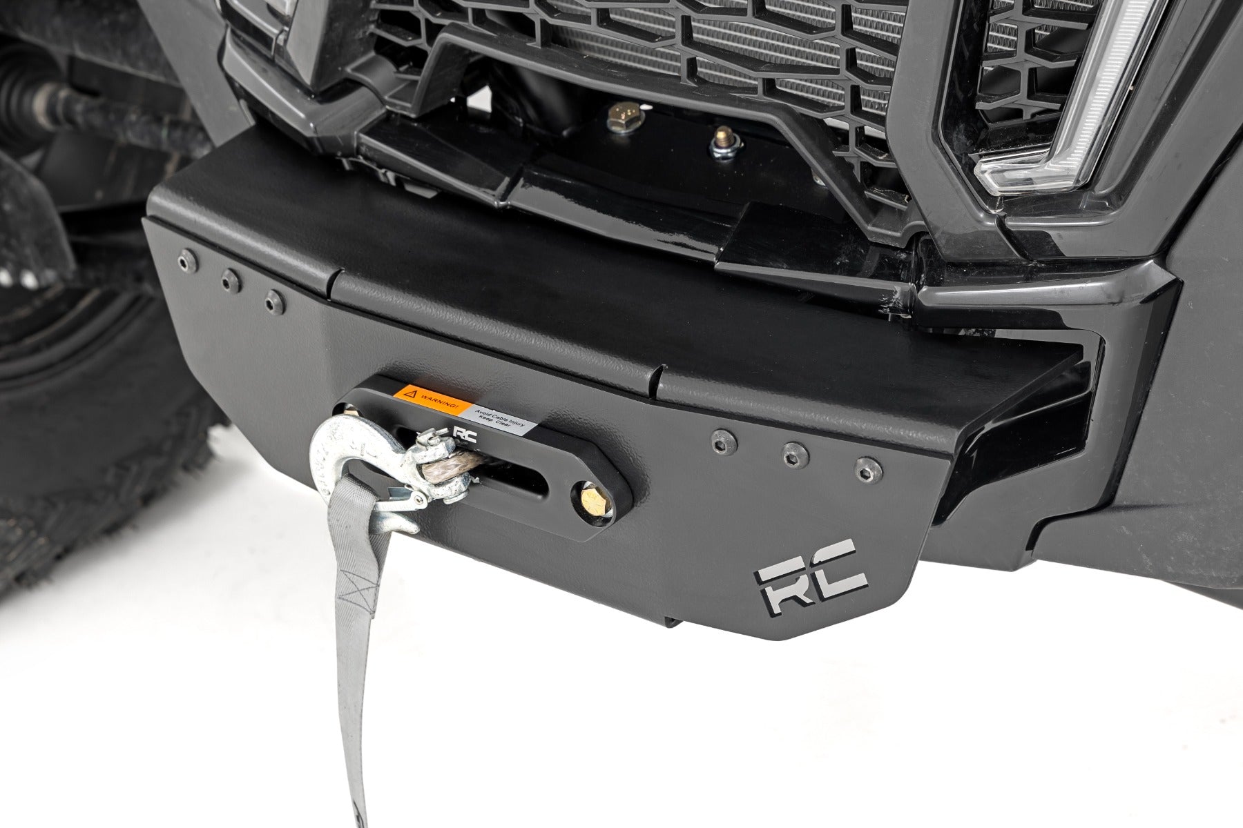 Rough Country | Winch Mounting Kits | Winch Mount RS6500S Polaris RZR Turbo S 4WD (18-21) Rough Country | 93157