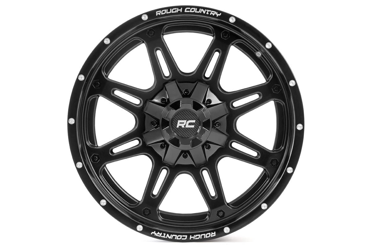 Rough Country | Aluminum Wheels | One-Piece Series 94 Wheel, 20x10 8x170 Rough Country | 94201011